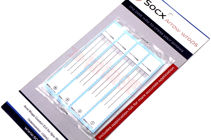 SOCX WRAPS COMFORT NAVIGATOR FLUO FOR SPIN-WING 箭杆贴纸（旋羽）